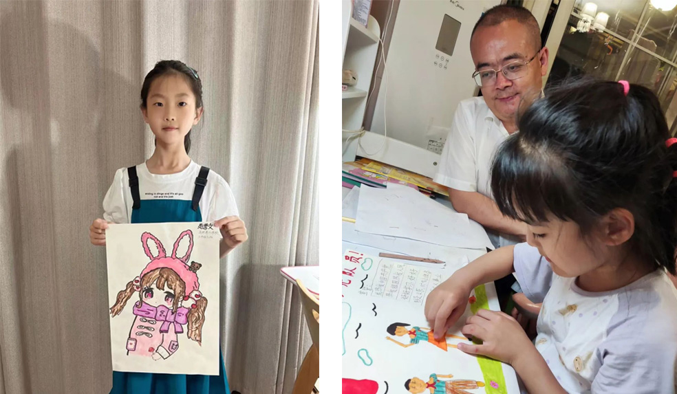 童心向黨 || “西投寶寶”們的親子繪畫作品展來啦！看看你pick哪個(gè)！