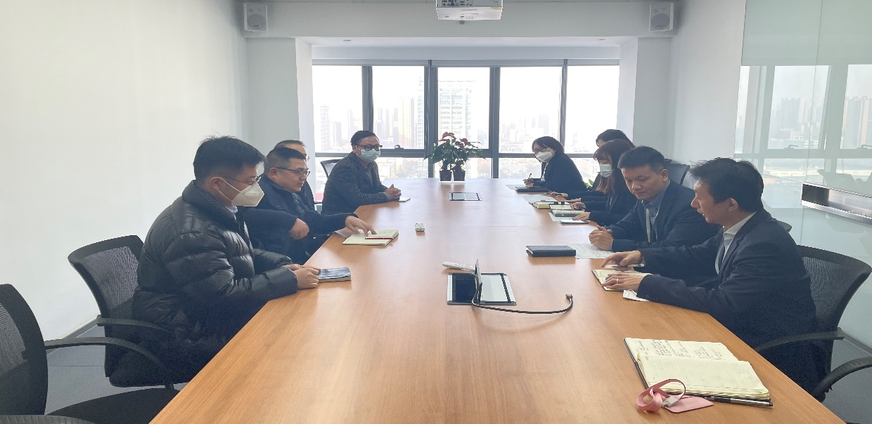 長安財通與陜西金融資產(chǎn)管理股份有限公司、融創(chuàng)西北公司座談交流